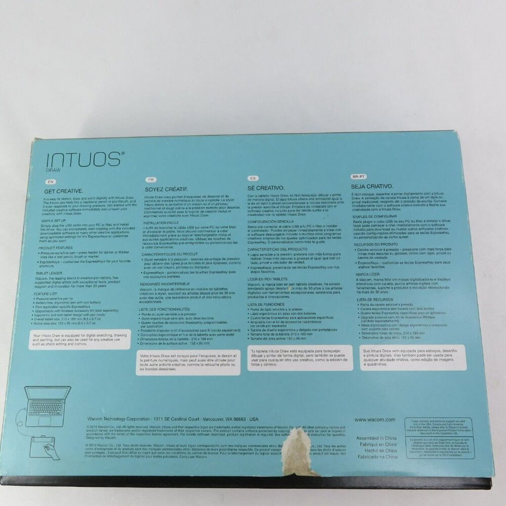 Intuos Draw Creative Tablet & Pen by WACOM with RISC OS driver NEW Complete - Picture 10 of 11